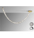 Zaria II 29 Light Pendant Ceiling Light Gold Clear LED 3000K Dimmable-4