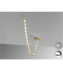 Zaria II 29 Light Pendant Ceiling Light Gold Clear LED 3000K Dimmable-5
