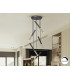 Edna Cluster Pendant Ceiling 5 Light Black Gold LED 3000K-1