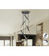 Edna Cluster Pendant Ceiling 5 Light Black Gold LED 3000K Dimmable-1