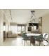 Edna Cluster Pendant Ceiling 5 Light Black Gold LED 3000K Dimmable-3