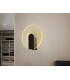 Auris Integrated LED Wall Lamp Black 3000K-1