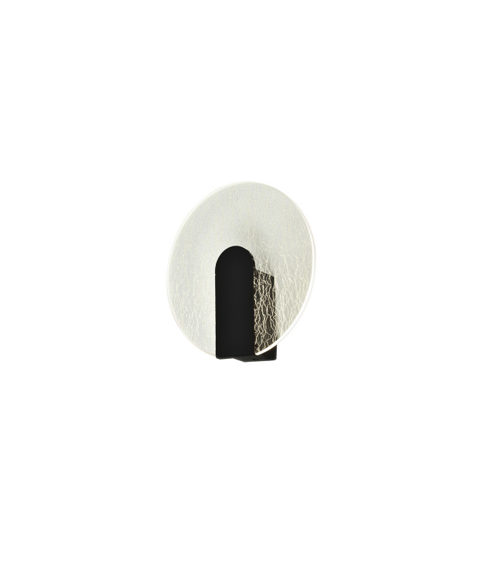 Auris Integrated LED Wall Lamp Black 3000K-6