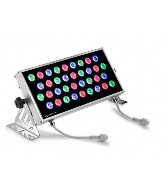 LED 36 Light Outdoor Wall Washer Light Aluminium IP65 - 1