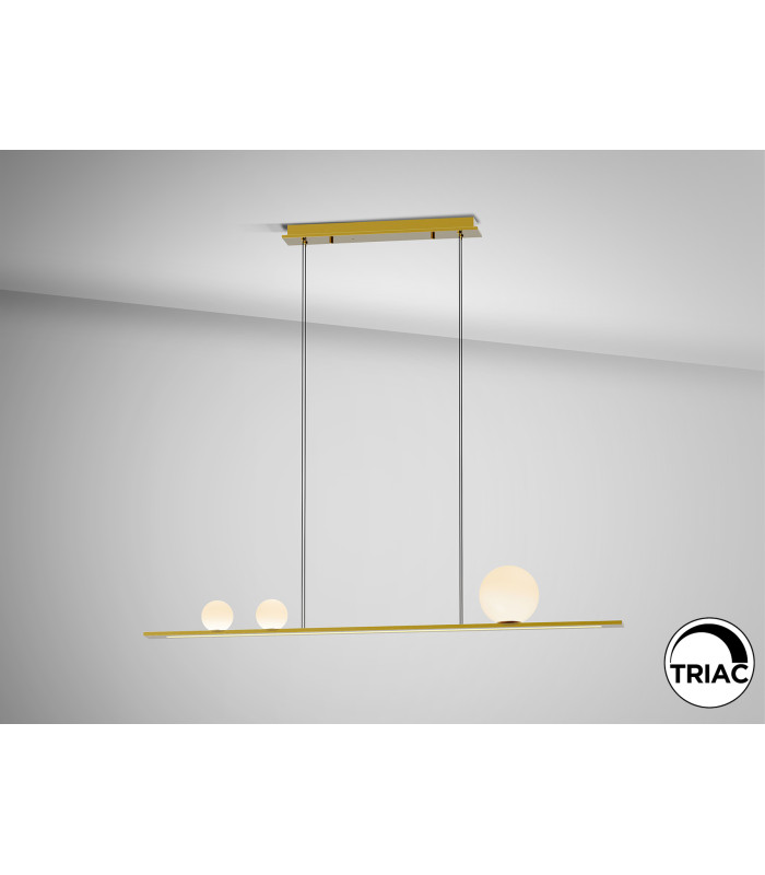 Mila Bar Pendant Ceiling Light Gold LED 3000K-4