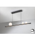 Mila Bar Pendant Ceiling Light Black LED 3000K-3