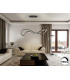 Danza Bar Pendant Ceiling Light Black LED 3000K-2