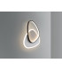 Romo Integrated LED Semi Flush Ceiling Light White Black 3000K-6