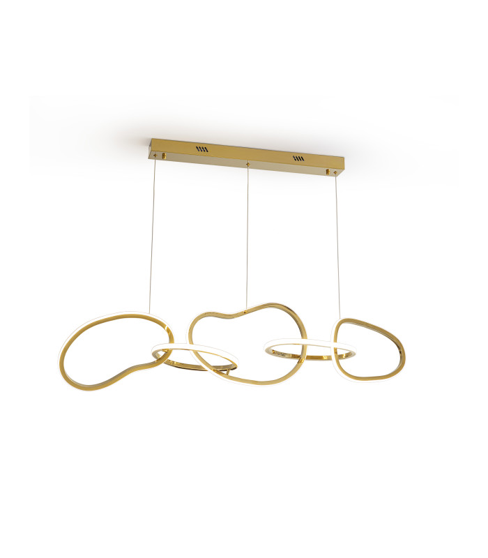 Nexo Pendant Ceiling 5 Light Gold LED 3000K-5