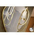 Nexo Pendant Ceiling 3 Light Gold LED 3000K-3