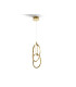 Nexo Pendant Ceiling 3 Light Gold LED 3000K-5