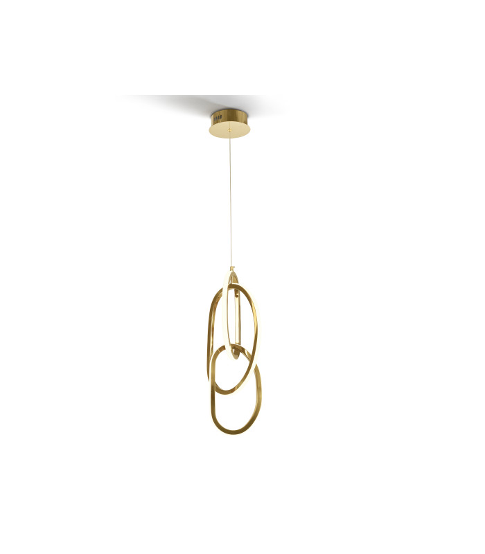 Nexo Pendant Ceiling 3 Light Gold LED 3000K-5