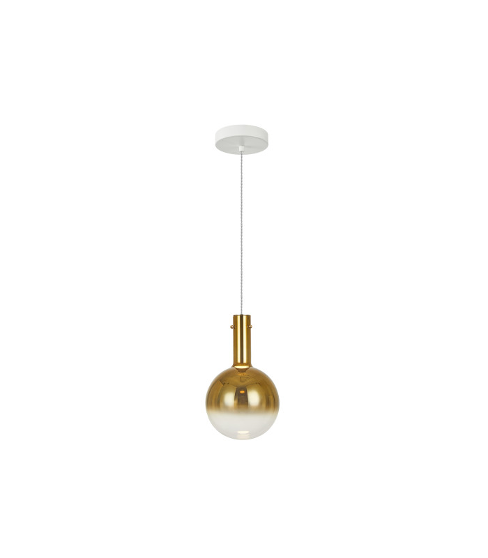 Matices Slim Pendant Ceiling Light White Gold LED 3000K-4