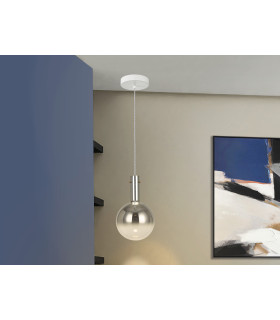 Matices Slim Pendant Ceiling Light White Smoke LED 3000K-1