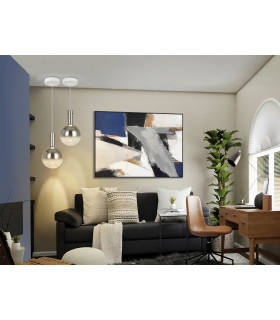 Matices Slim Pendant Ceiling Light White Smoke LED 3000K-2