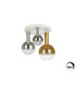 Matices Shade Cluster Ceiling 3 Light White Smoke Gold LED 3000K-4