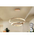 Orbitas Twin Ring Pendant Ceiling Light Gold LED 3000K-2