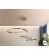 Orbitas Triple Ring Pendant Ceiling Light Gold LED 3000K-1