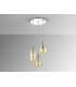 Nara Cluster Pendant Ceiling 3 Light Chrome LED 3000K-2