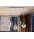 Nara Bar Pendant Ceiling 4 Light Chrome LED 3000K-1