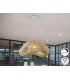 Sabah Wire Frame Pendant Ceiling Light Rattan xE27 870lm-1