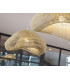 Sabah Wire Frame Pendant Ceiling Light Rattan xE27 870lm-3