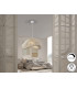 Sabah Wire Frame Pendant Ceiling Light White xE27 870lm-2