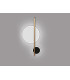Duo Integrated LED Wall Lamp White Black 2 Light 3000K-3