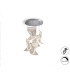 Velos Cluster Pendant Ceiling 5 Light Chrome LED 3000K Dimmable Remote Control-3