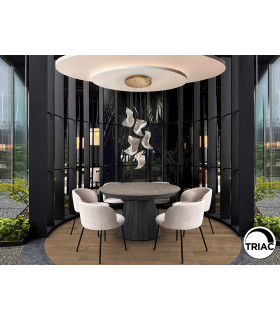 Velos Cluster Pendant Ceiling 5 Light Rose Gold LED 3000K-2