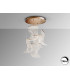 Velos Cluster Pendant Ceiling 5 Light Rose Gold LED 3000K-4