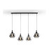 Opaz Bar Pendant Ceiling Light Black Smoke 4xE27-6