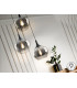 Opaz Cluster Pendant Ceiling Light Black Smoke 3xE27-3