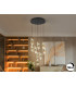 Iliada Cluster Pendant Ceiling 9 Light Black Gold LED 3000K-1