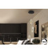 Iliada Cluster Pendant Ceiling 3 Light Black Gold LED 3000K-1