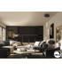 Iliada Cluster Pendant Ceiling 3 Light Black Gold LED 3000K-2