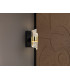 Iliada Integrated LED Wall Lamp Black Gold 3000K-1