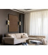 Iliada Integrated LED Wall Lamp Black Gold 3000K-2