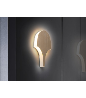Serea Large Integrated LED Wall Lamp Gold 3000K-1