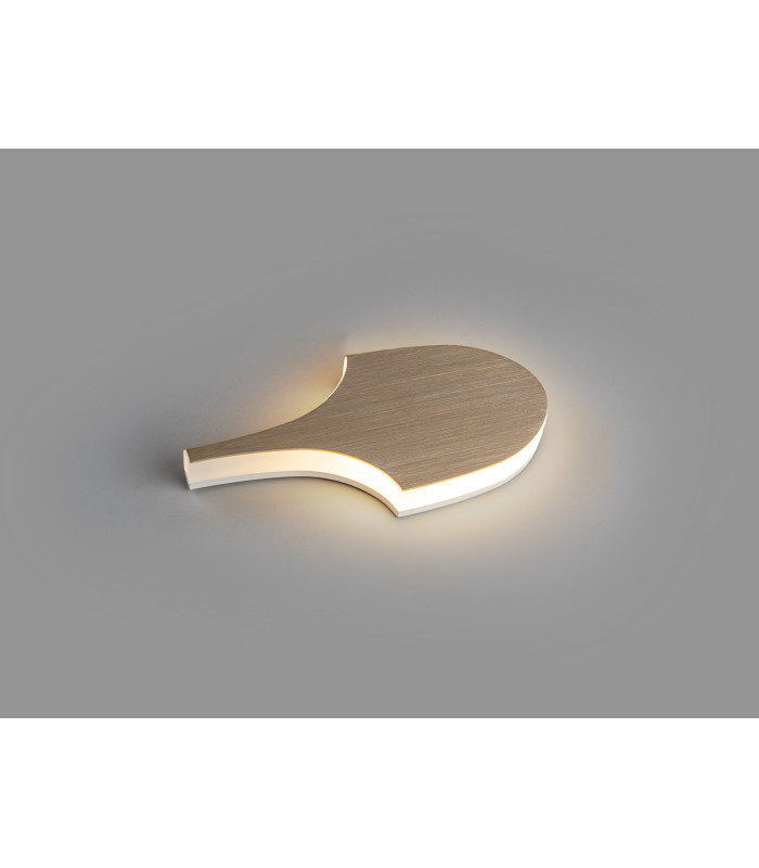 Serea Small Integrated LED Wall Lamp Gold 3000K-3