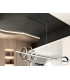 Tornado Bar Pendant Ceiling Light Black LED 3000K-1