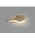 Serea Large Integrated LED Wall Lamp Gold 3000K-3