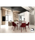 Tornado Bar Pendant Ceiling Light Black LED 3000K-2