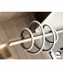 Tornado Bar Pendant Ceiling Light Black LED 3000K-3