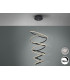 Ring Pendant Ceiling Light Black LED 3000K Dimmable-4