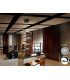 Ring Pendant Ceiling Light Black LED 4000K Dimmable-1