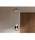 Suspiro 18cm Dome Pendant Ceiling Light Chrome Smoky LED 3000K-1