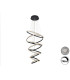 Ring Pendant Ceiling Light Black LED 4000K Dimmable-7
