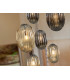 Ovila Cluster Pendant Ceiling Light Smoke Cognac 13xE27-3