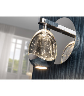 Rocío Integrated LED Wall Lamp Chrome 3000K-2